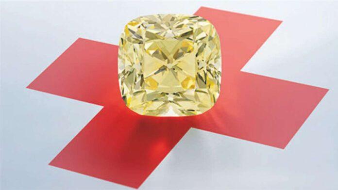 Christie's will auction the 205-carat Red Cross diamond for the third time in 104 years