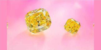 Fancy yellow diamonds were found in the Ellendale mine in Australia