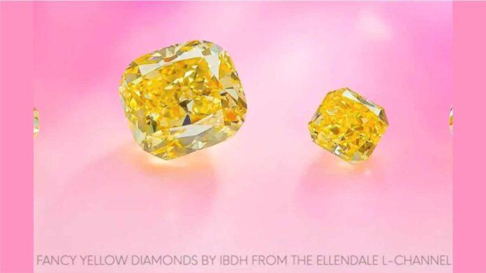 Fancy yellow diamonds were found in the Ellendale mine in Australia