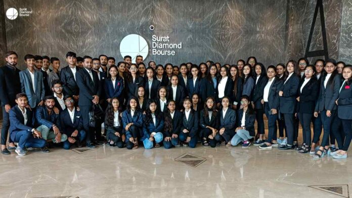 Ideal Institute of design visit to Surat Diamond Bourse-1 Ideal Institute of design visit to Surat Diamond Bourse-1