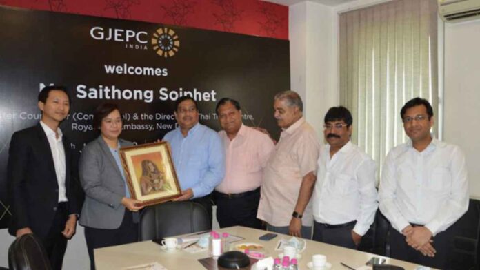 Thai Trade Official Visits GJEPC’s Jaipur RO To Strengthen Bilateral Cooperation