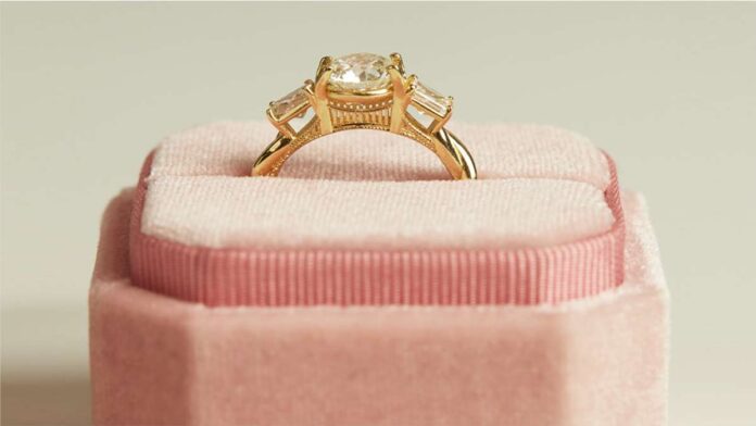 The bespoke engagement ring was beautifully designed and crafted by Patricia Carruth of Your Personal Jeweler The bespoke engagement ring was beautifully designed and crafted by Patricia Carruth of Your Personal Jeweler