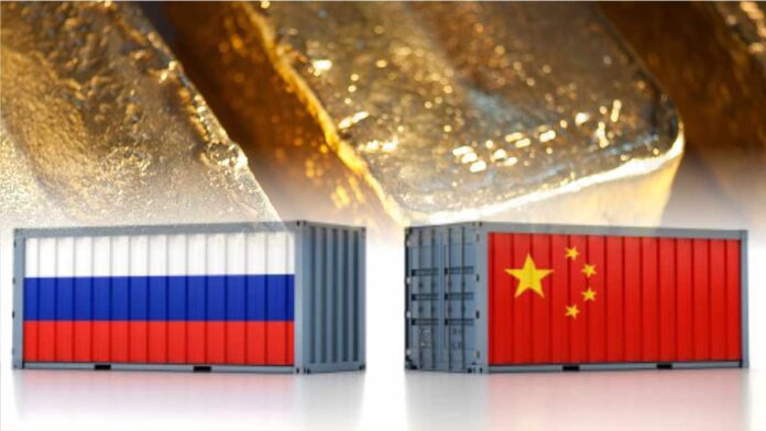 China's gold imports from Russia jump 750% in July