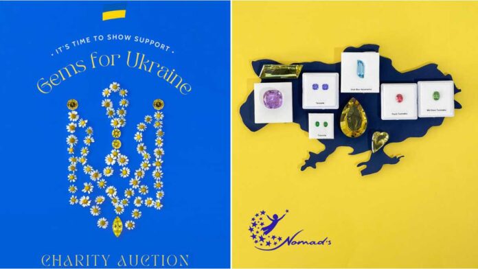 Nomads launched 'Gems for Ukraine' auction for charity