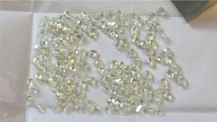 Diamcor rough diamond tender strong results - fetching $882.95 per carat