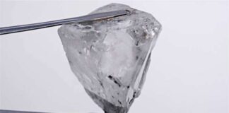 Lucapa unearthed a 160-carat diamond from the Lulo alluvial mine