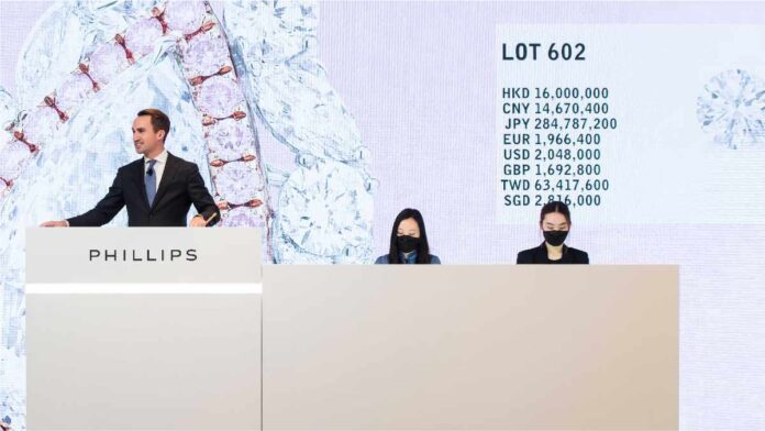 Phillips buoys market after $7.7 million Hong Kong jewellery sale