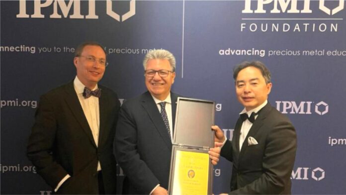 Gaetano Cavalieri-President of The World Jewellery Confederation-honoured with the IPMI Jun-Ichiro Tanaka Distinguished Achievement Award Gaetano Cavalieri-President of The World Jewellery Confederation-honoured with the IPMI Jun-Ichiro Tanaka Distinguished Achievement Award