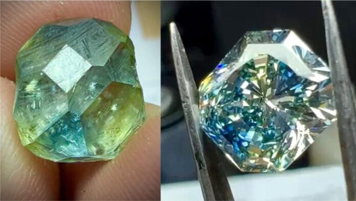 IGI Examines Bicolour Lab-Grown Diamonds with Unique Colour Separation