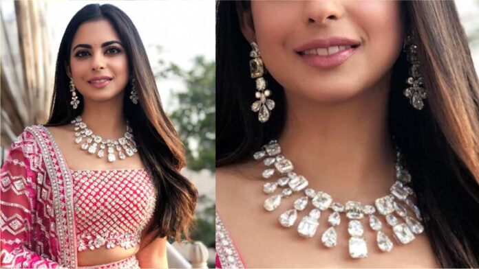 Isha Ambani has very expensive uncut diamond necklace worth Rs 165 crore