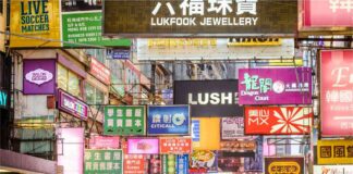 Positive improvement in retail sales of luxury items in Hong Kong
