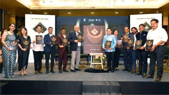 Bangkok Fair road show held in Jaipur Thai jewellery models showcased
