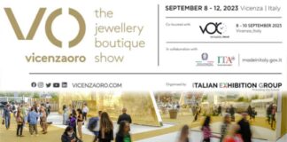 More than 1200 jewellery brands from 34 countries will be exhibiting at Vicenza in September in Italy