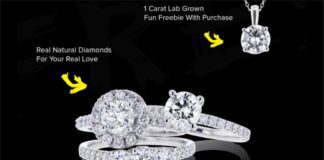 US Philadelphia Retail Jewellers Unique Offer-Buy Natural Diamond, Get 1 Carat Lab grown Diamond Free