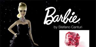 World's most expensive diamond barbie with 1 carat pink diamond