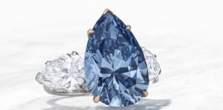 Christies to auction a 17.61 carat blue royal diamond