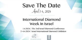 The Israel Diamond Exchange will host Diamond Week next April 2024