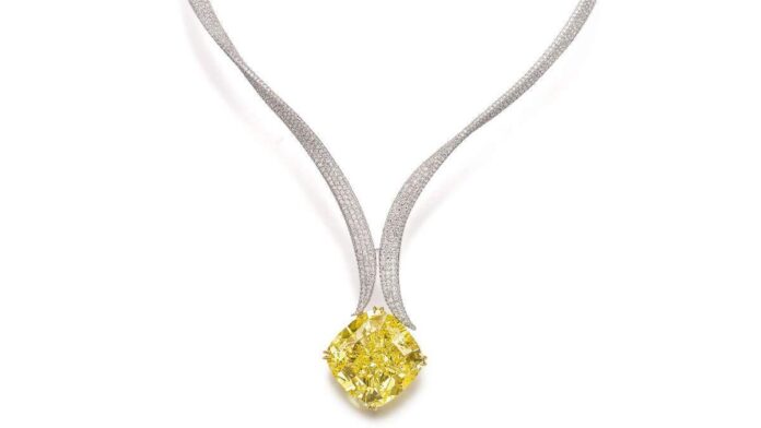 74.48-carat yellow-diamond necklace to star at Sotheby's upcoming auction in Hong Kong-1