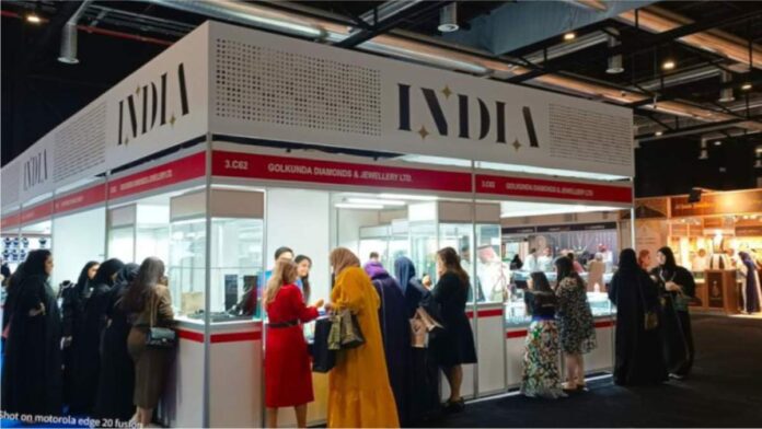 Jewellery from Indian jewellers remains the attraction at the Jewellery Arabia 2023 exhibition