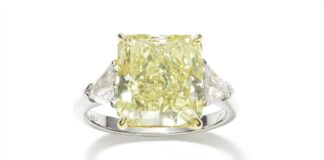 Yellow Diamond Ring will lead Bonhams Sale