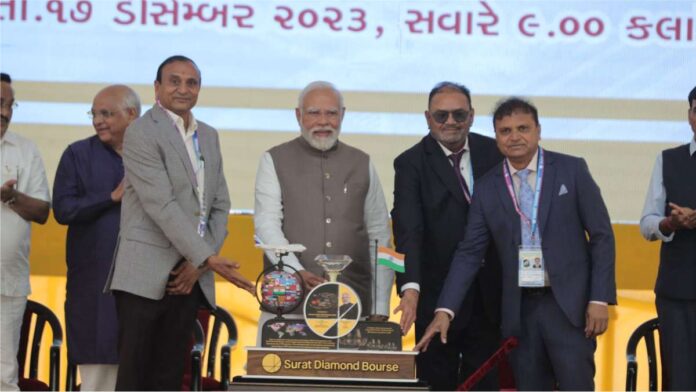 Priceless gift given to PM Modi from Surat Diamond Bourse-1