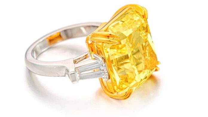 21-carat yellow Harry Winston diamond can fetch USD1.4 million