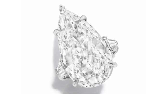 Harry Winstons diamond ring could sell for $1 million at Christies New York auction-1