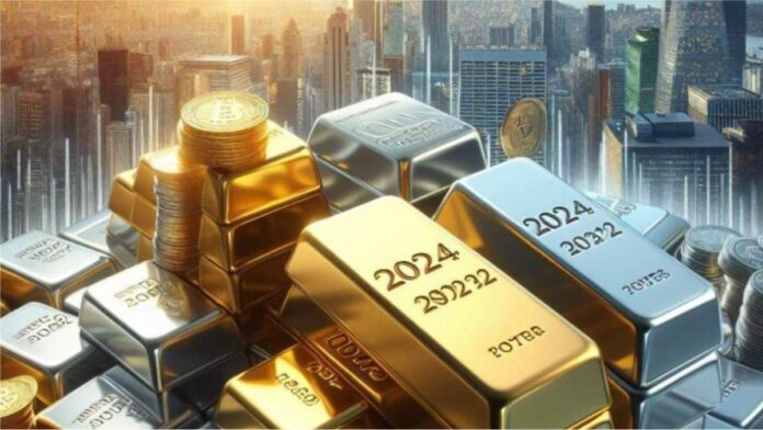 The London Bullion Market Association prediction of precious metals gold will rise in year 2024