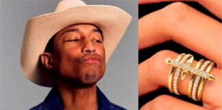 American rapper Pharrell Williams launched his first jewellery collection with Tiffany