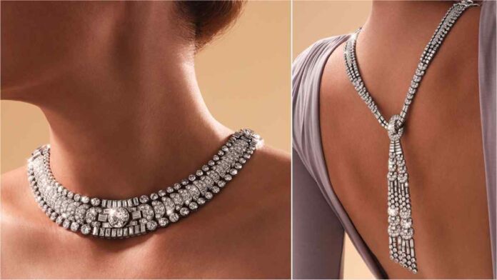 Diamond tie necklace sold for three times more than expected-1 Diamond tie necklace sold for three times more than expected-1