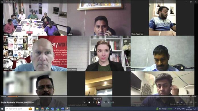 GJEPC organized webinar to discuss India-Australia ECTA trade agreement issue GJEPC organized webinar to discuss India-Australia ECTA trade agreement issue