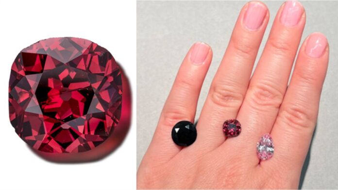 Gia unveils the winston red a rare diamond Gia unveils the winston red a rare diamond