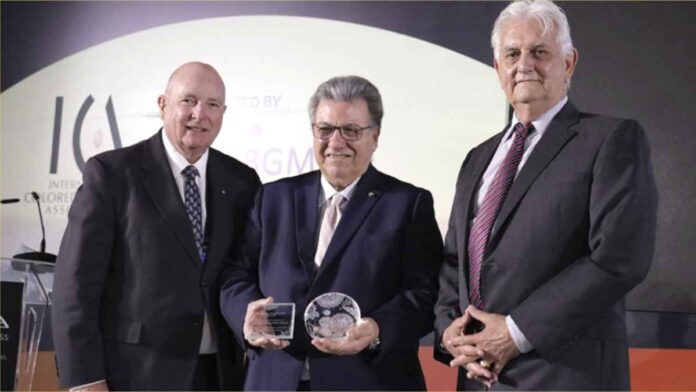 Dr gaetano cavalieri receives prestigious lifetime honour from ica Dr gaetano cavalieri receives prestigious lifetime honour from ica