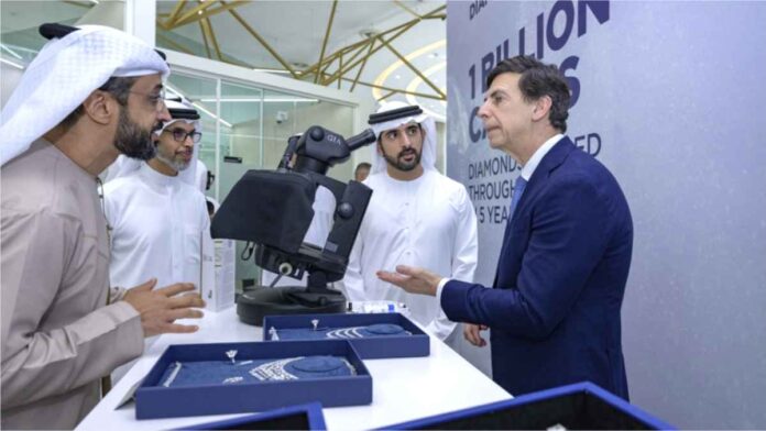 Sheikh hamdan celebrates dmccs billion carat diamond milestone Sheikh hamdan celebrates dmccs billion carat diamond milestone
