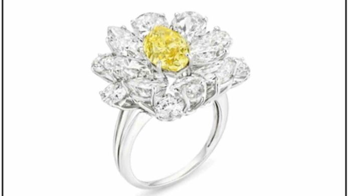 Elizabeth Taylor’s Famous Yellow Diamond Ring Is Back for Sale Elizabeth Taylor’s Famous Yellow Diamond Ring Is Back for Sale