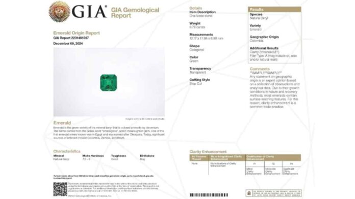 GIA to Launch Updated Gemological Reports for Colored Stones GIA to Launch Updated Gemological Reports for Colored Stones