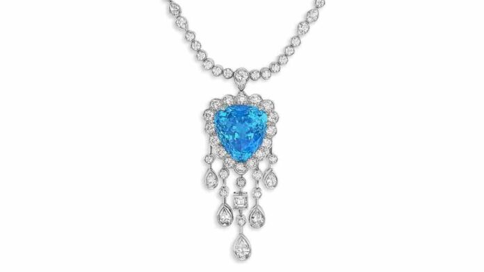 Tiffany’s Paraiba Tourmaline Necklace Sells for a Record $4.2 Million at Christie’s Auction Tiffany’s Paraiba Tourmaline Necklace Sells for a Record $4.2 Million at Christie’s Auction