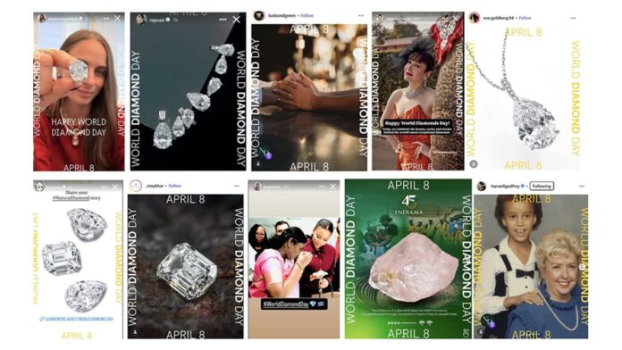 First World Diamond Day Becomes a Huge Success - Natural Diamonds Reach More Than 30 Million People on Social Media