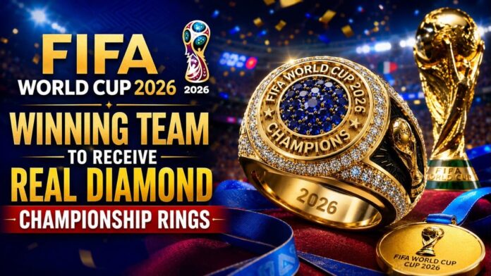 FIFA World Cup 2026 - Winning Team to Receive Real Diamond Championship Rings Along with Medals FIFA World Cup 2026 - Winning Team to Receive Real Diamond Championship Rings Along with Medals