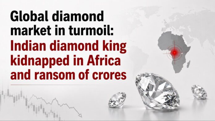 Global diamond market shaken - Indian diamond businessman kidnapped in Africa, crores paid as ransom Global diamond market shaken - Indian diamond businessman kidnapped in Africa, crores paid as ransom