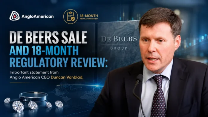 De Beers Sale and 18 Month Regulatory Review De Beers Sale and 18 Month Regulatory Review