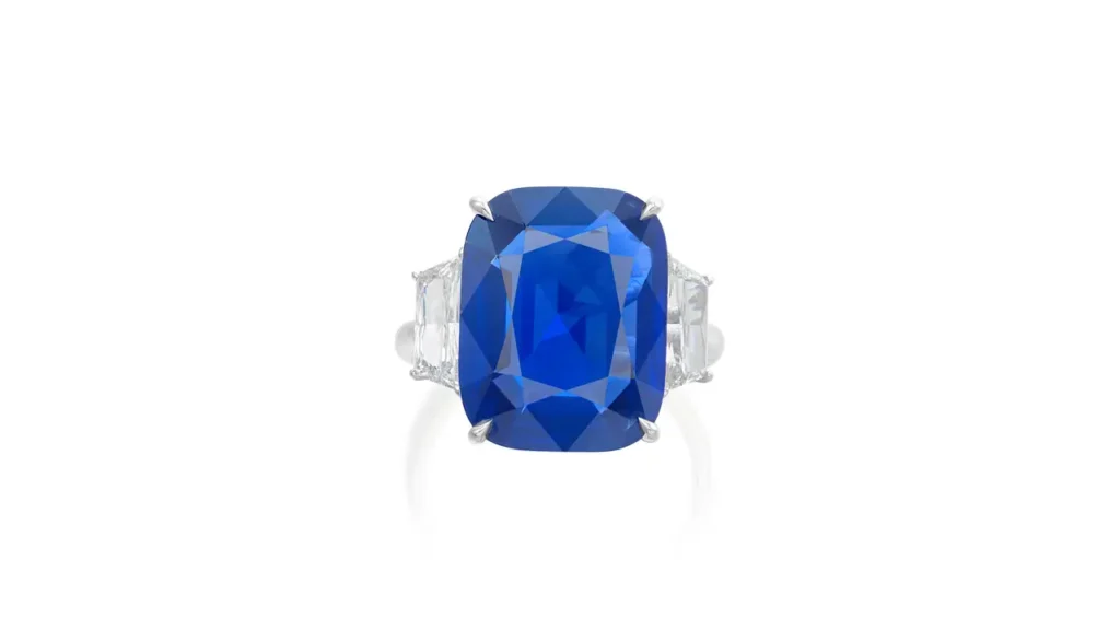 Bulgari 10 carat sapphire ring Phillips Hong Kong auction 07