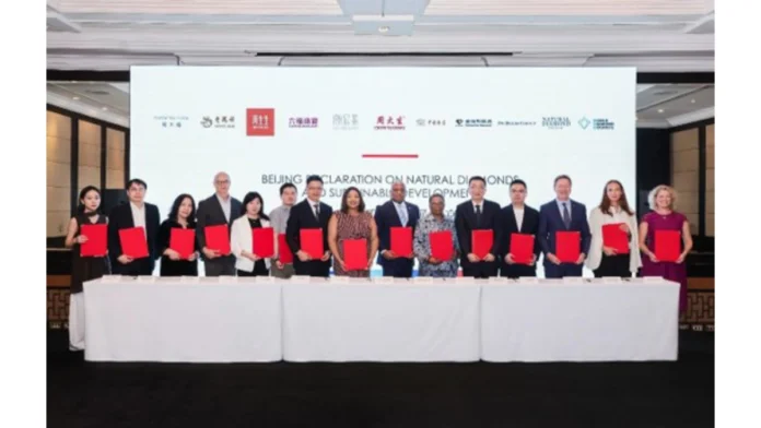Beijing Declaration by Botswana Namibia and South Africa for diamond trade with China