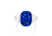 Bulgari 10 carat sapphire ring Phillips Hong Kong auction