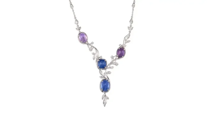 Colorful sapphire and diamond necklace to shine at Banhams auction Colorful sapphire and diamond necklace to shine at Banhams auction
