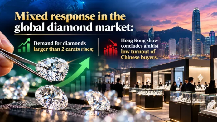Mixed response in the global diamond market Mixed response in the global diamond market