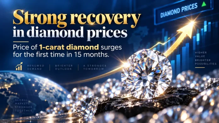 Strong recovery in diamond prices 1 carat Strong recovery in diamond prices 1 carat