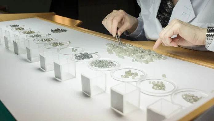 Auction of 7903 carats of rough diamonds Auction of 7903 carats of rough diamonds